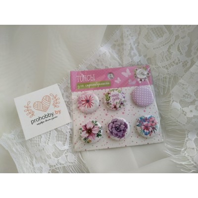 Набор топсов (фишек) для скрапбукинга "Мы женимся"